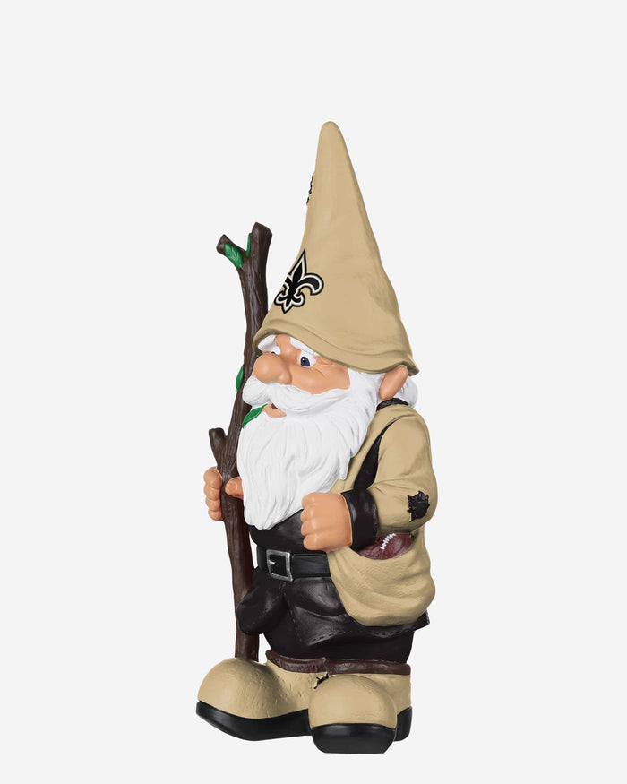 New Orleans Saints Holding Stick Gnome FOCO - FOCO.com