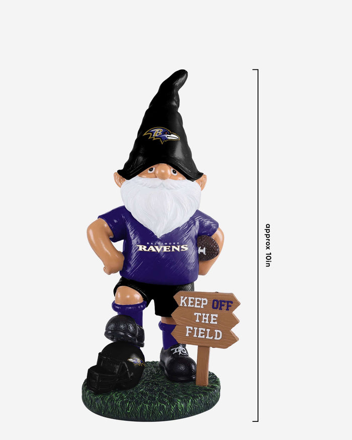 Baltimore Ravens Keep Off The Field Gnome FOCO - FOCO.com
