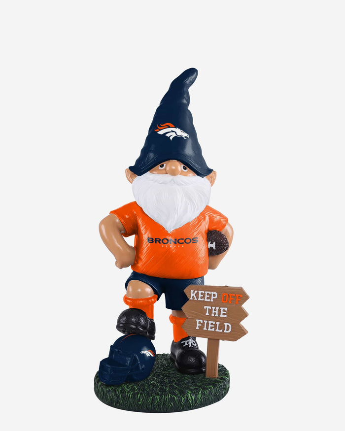 Denver Broncos Keep Off The Field Gnome FOCO - FOCO.com