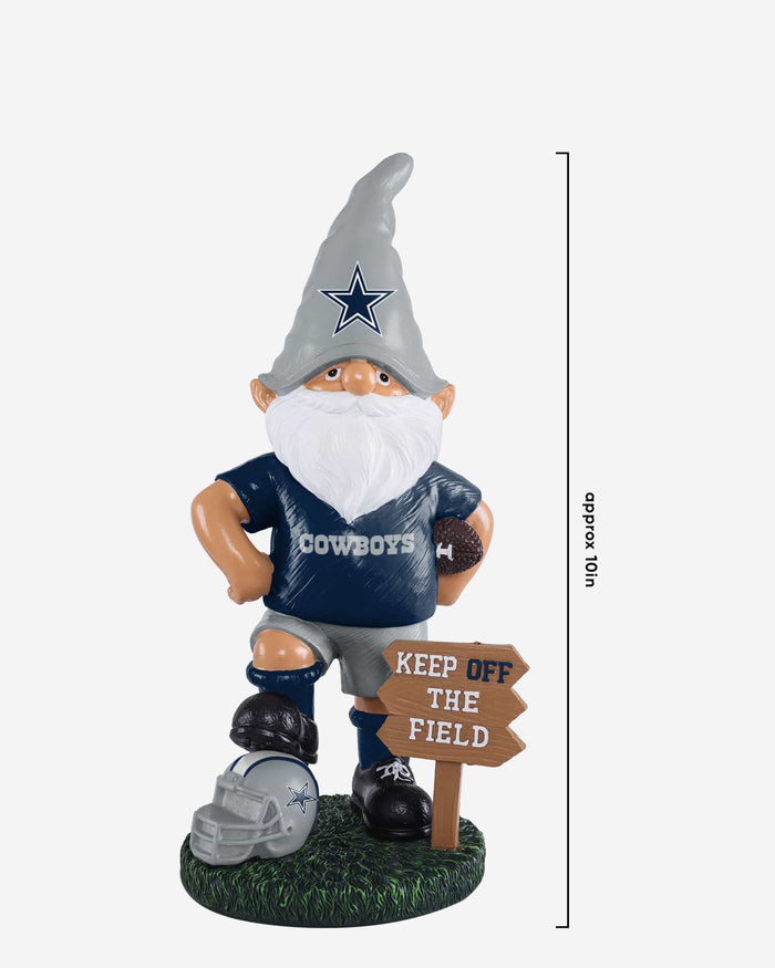 Dallas Cowboys Keep Off The Field Gnome FOCO - FOCO.com