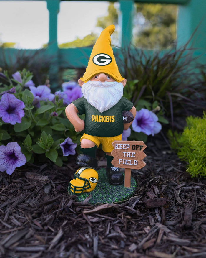Green Bay Packers Keep Off The Field Gnome FOCO - FOCO.com