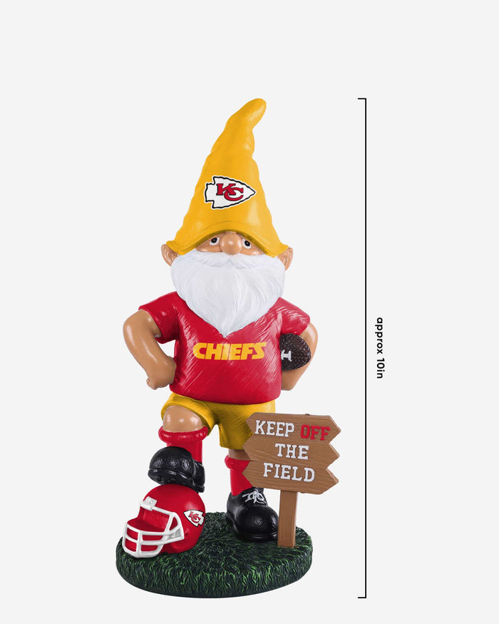 Kansas City Chiefs Keep Off The Field Gnome FOCO - FOCO.com