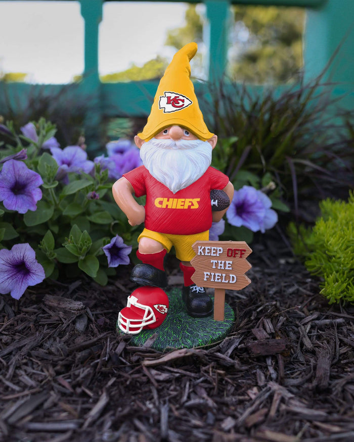 Kansas City Chiefs Keep Off The Field Gnome FOCO - FOCO.com