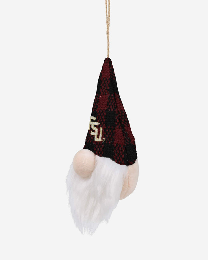 Florida State Seminoles Plaid Hat Plush Gnome Ornament FOCO - FOCO.com