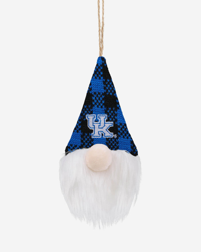 Kentucky Wildcats Plaid Hat Plush Gnome Ornament FOCO - FOCO.com