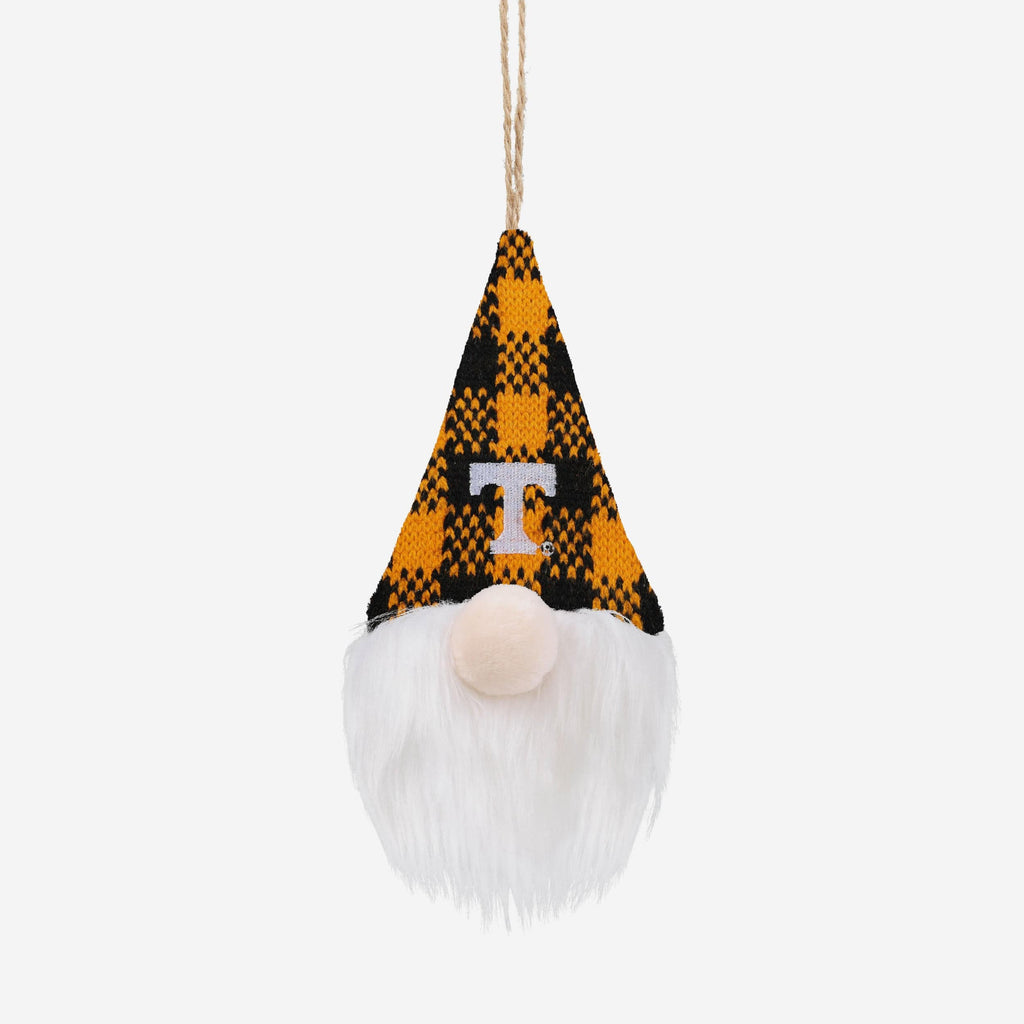 Tennessee Volunteers Plaid Hat Plush Gnome Ornament FOCO - FOCO.com