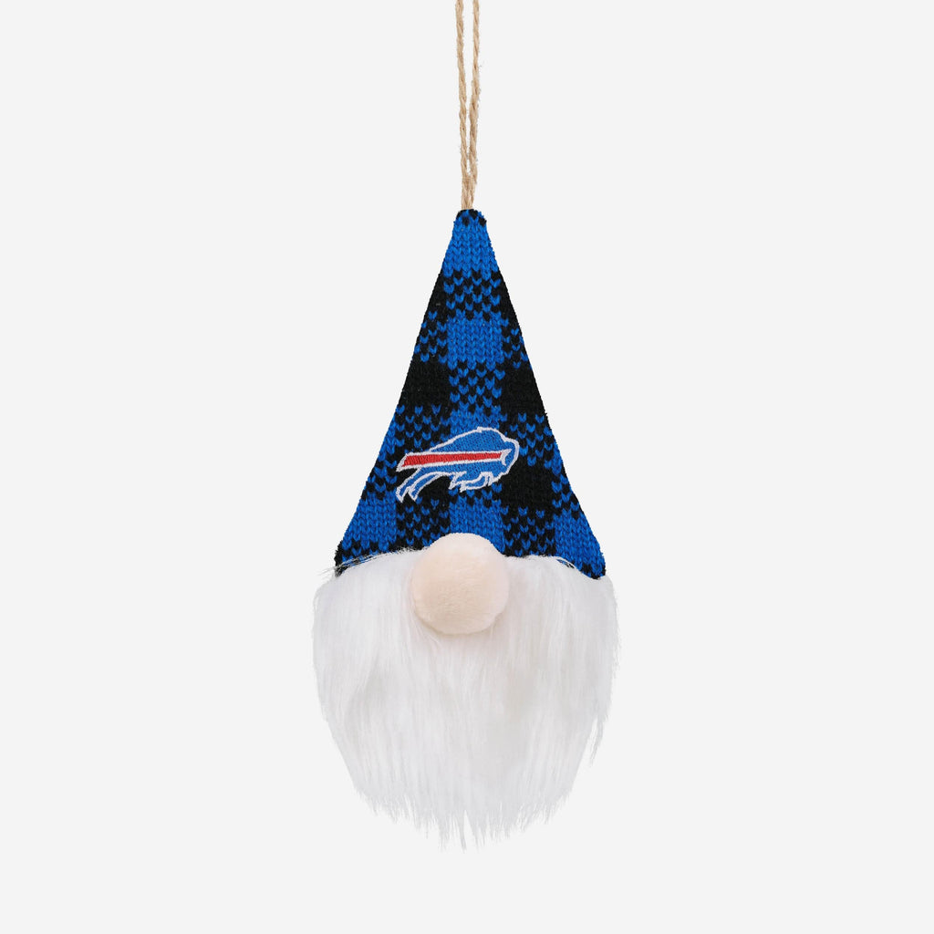 Buffalo Bills Plaid Hat Plush Gnome Ornament FOCO - FOCO.com