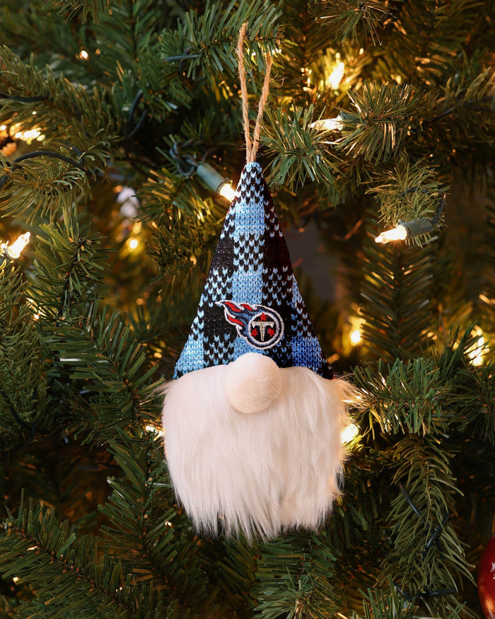 Tennessee Titans Plaid Hat Plush Gnome Ornament FOCO - FOCO.com