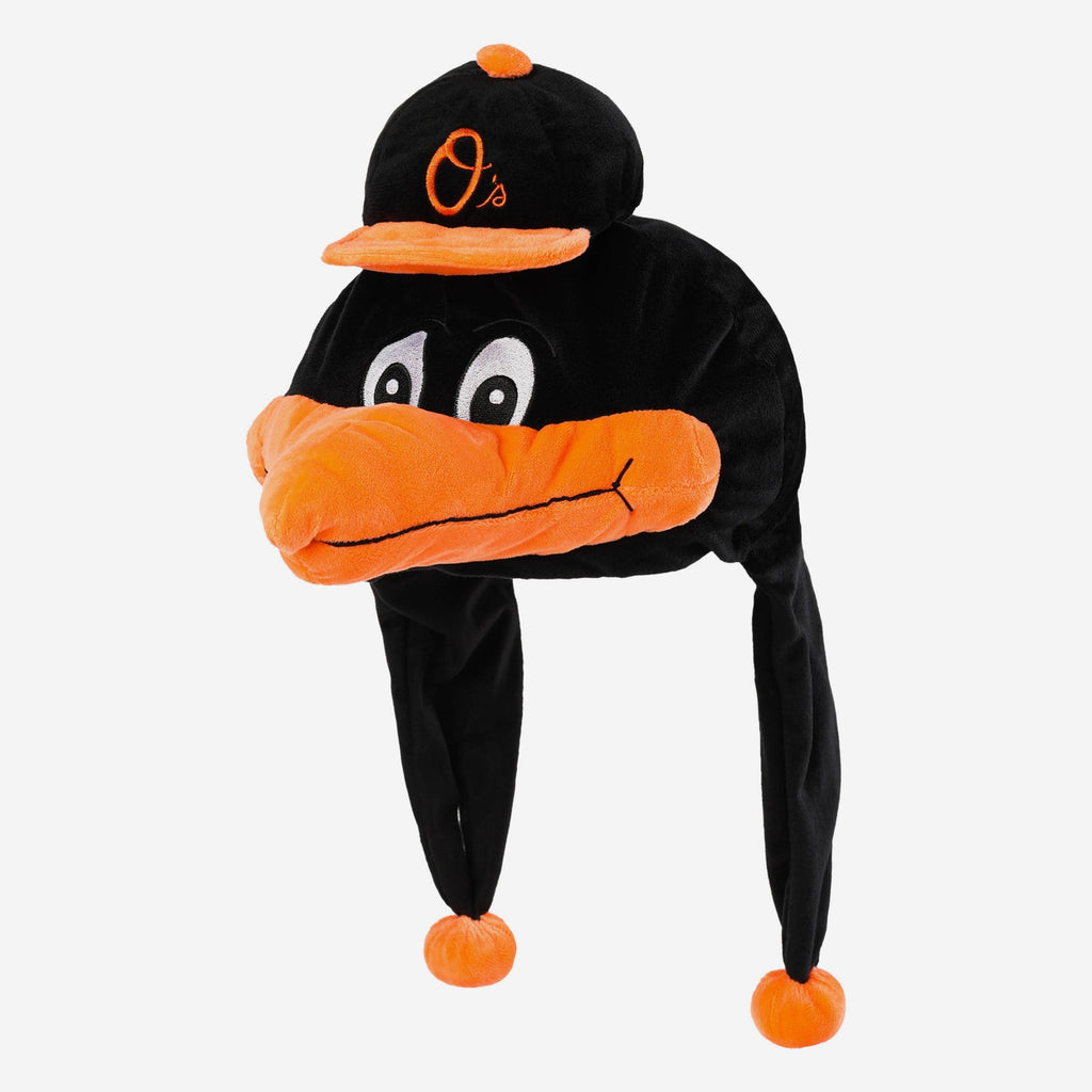 The Oriole Bird Baltimore Orioles Mascot Plush Hat FOCO - FOCO.com