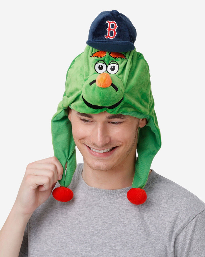 Wally the Green Monster Boston Red Sox Mascot Plush Hat FOCO - FOCO.com