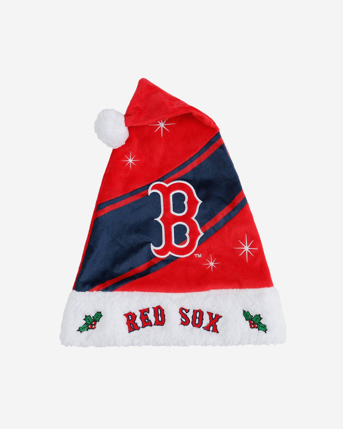 Boston Red Sox High End Santa Hat FOCO - FOCO.com