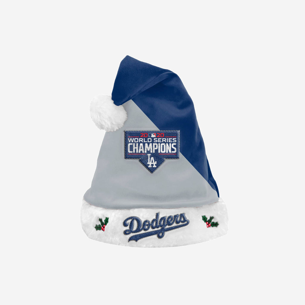 Los Angeles Dodgers 2020 World Series Champions Basic Santa Hat FOCO - FOCO.com