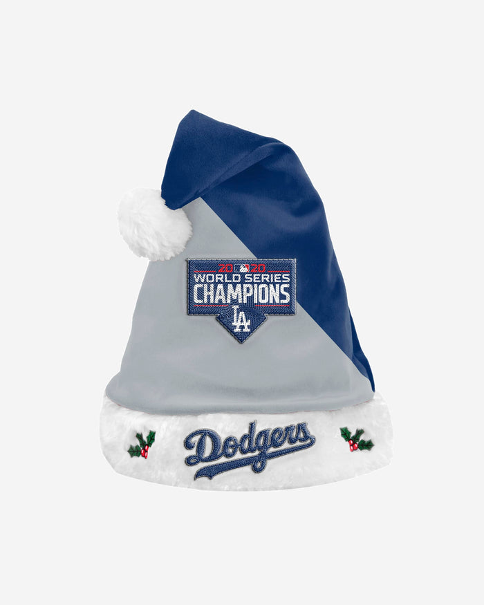 Los Angeles Dodgers 2020 World Series Champions Basic Santa Hat FOCO - FOCO.com