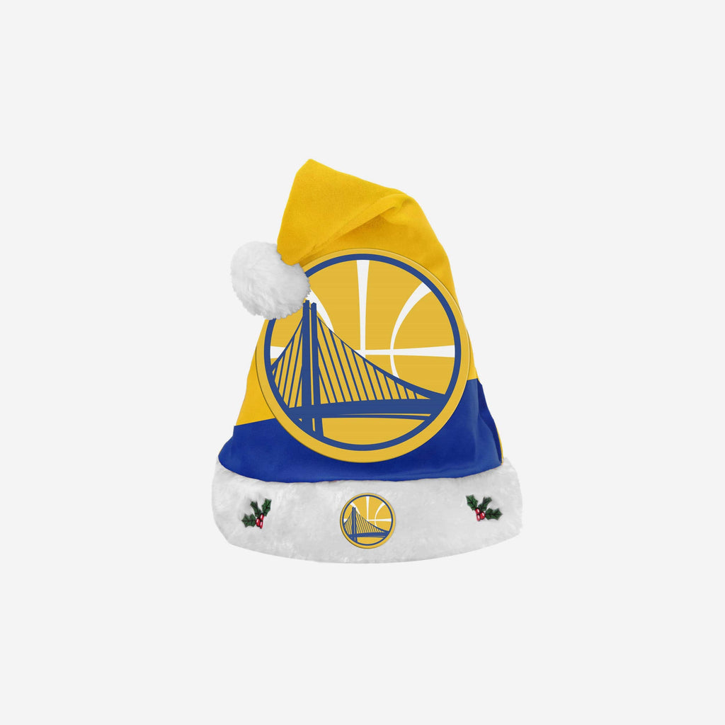 Golden State Warriors Season Spirit Basic Santa Hat FOCO - FOCO.com