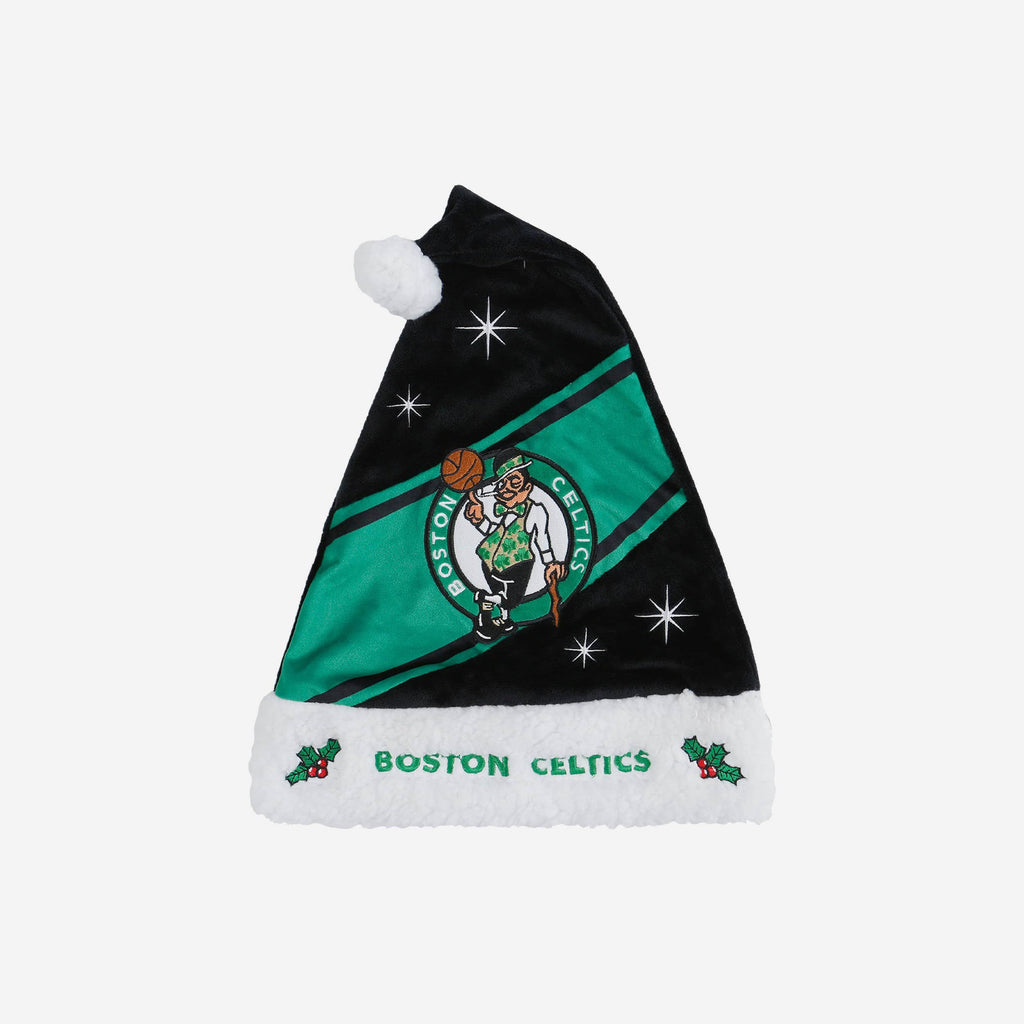 Boston Celtics High End Santa Hat FOCO - FOCO.com
