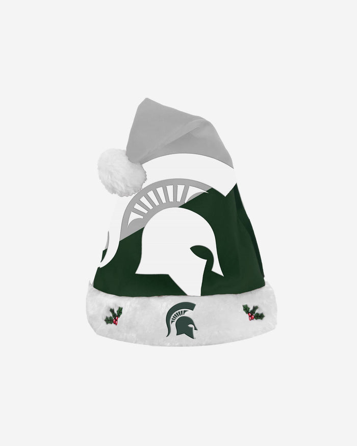 Michigan State Spartans Season Spirit Basic Santa Hat FOCO - FOCO.com
