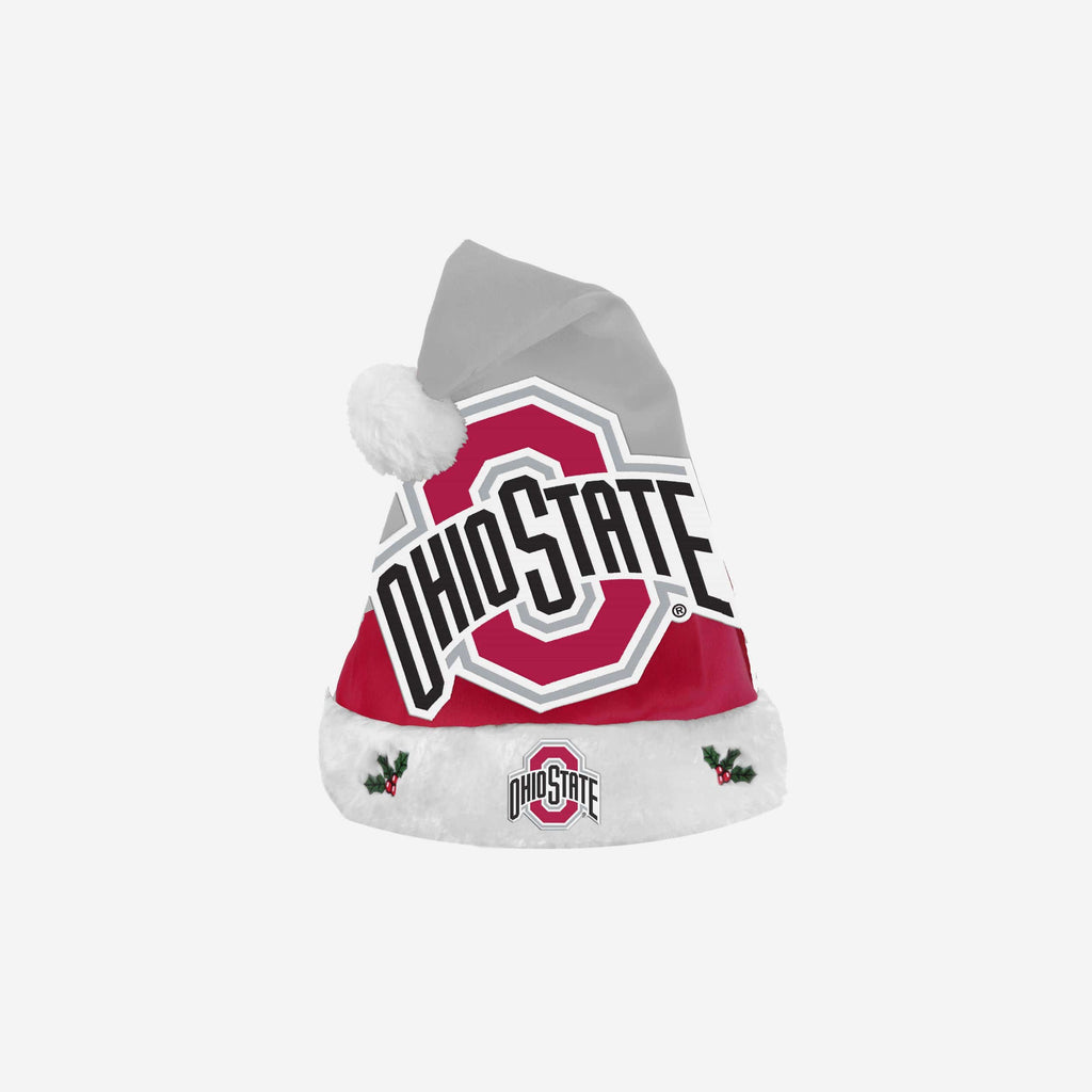 Ohio State Buckeyes Season Spirit Basic Santa Hat FOCO - FOCO.com