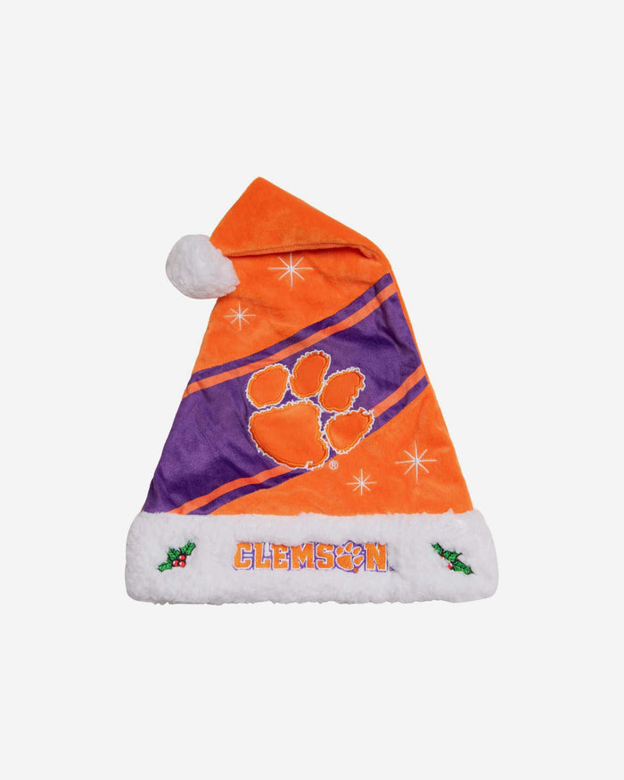 Clemson Tigers High End Santa Hat FOCO - FOCO.com