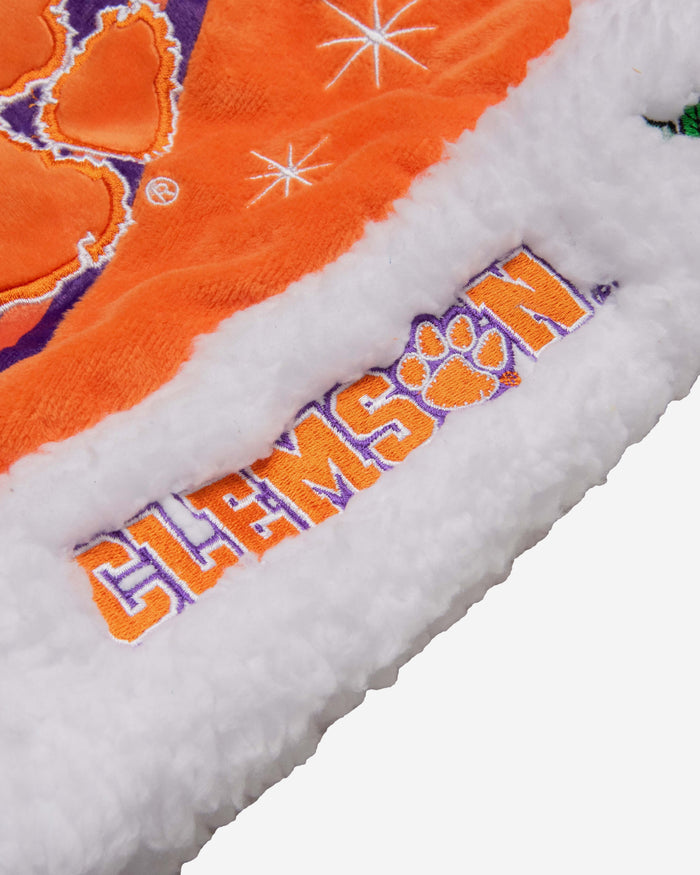 Clemson Tigers High End Santa Hat FOCO - FOCO.com