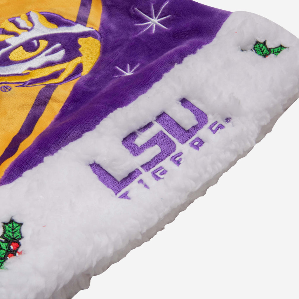 LSU Tigers High End Santa Hat FOCO