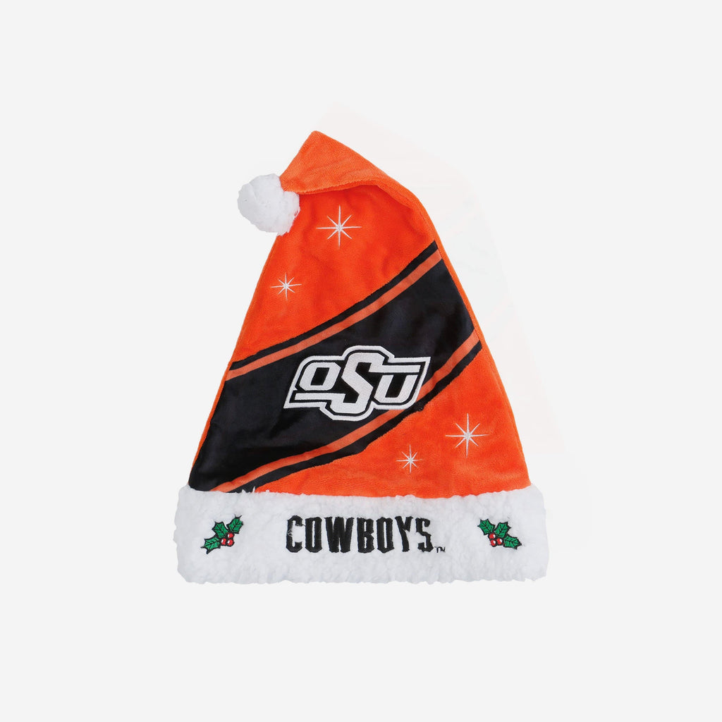 Oklahoma State Cowboys High End Santa Hat FOCO - FOCO.com