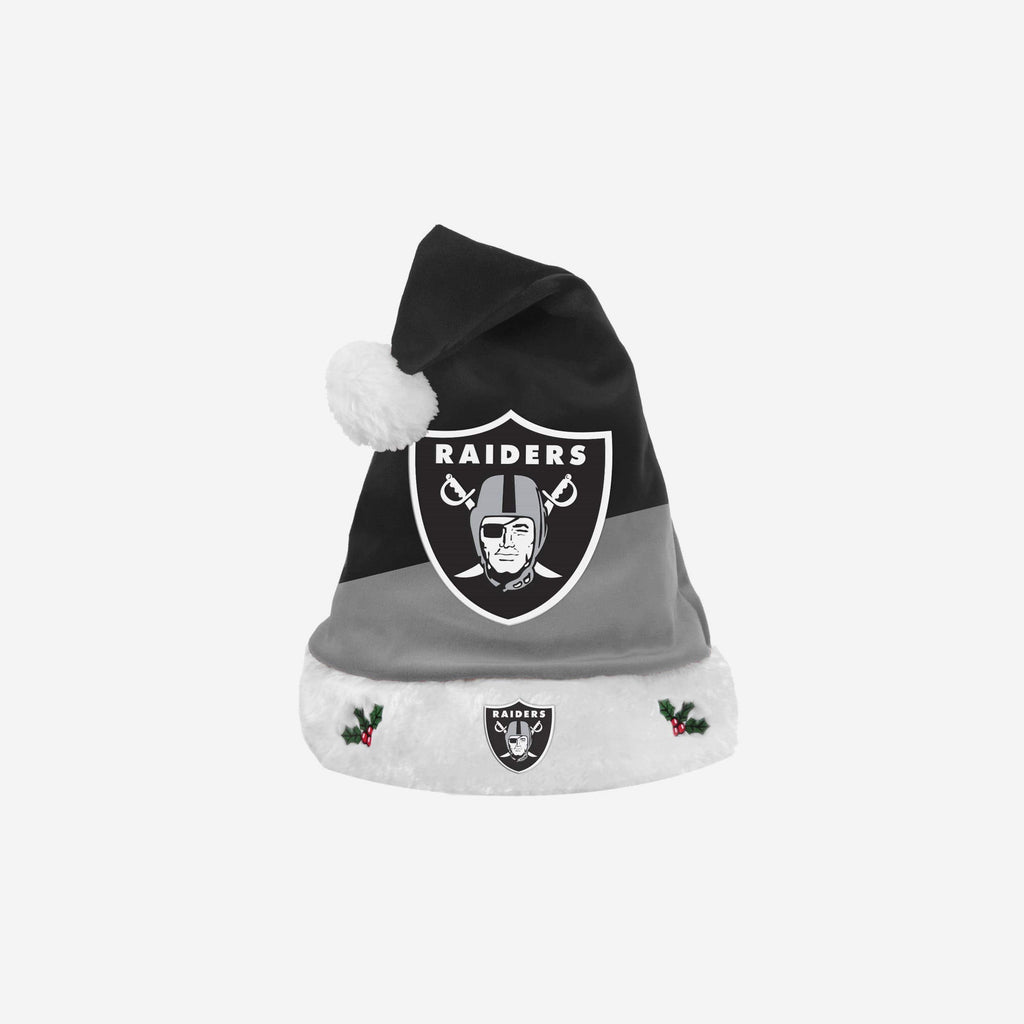 Las Vegas Raiders Season Spirit Basic Santa Hat FOCO - FOCO.com