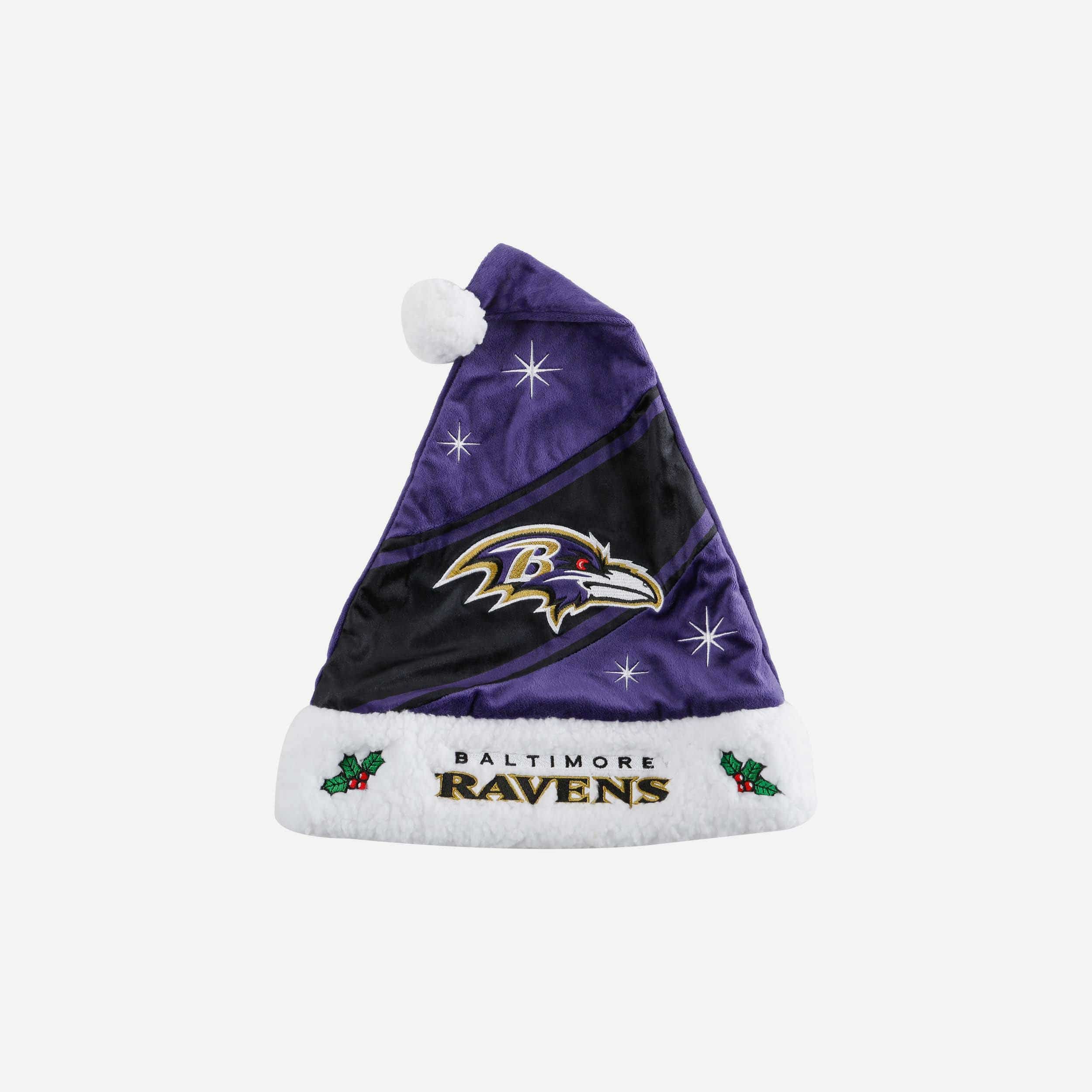 ? RARE 2008 LIMITED EDITION Baltimore Ravens Elf Hat Y2K Stadium Novelty Zubaz Santa Hat NFL Baltimore Ravens - Team color main image 2