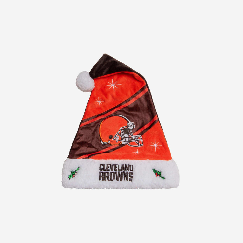 Cleveland Browns High End Santa Hat FOCO - FOCO.com