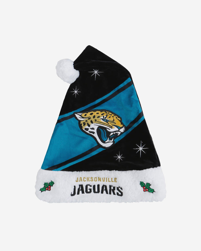 Jacksonville Jaguars High End Santa Hat FOCO - FOCO.com