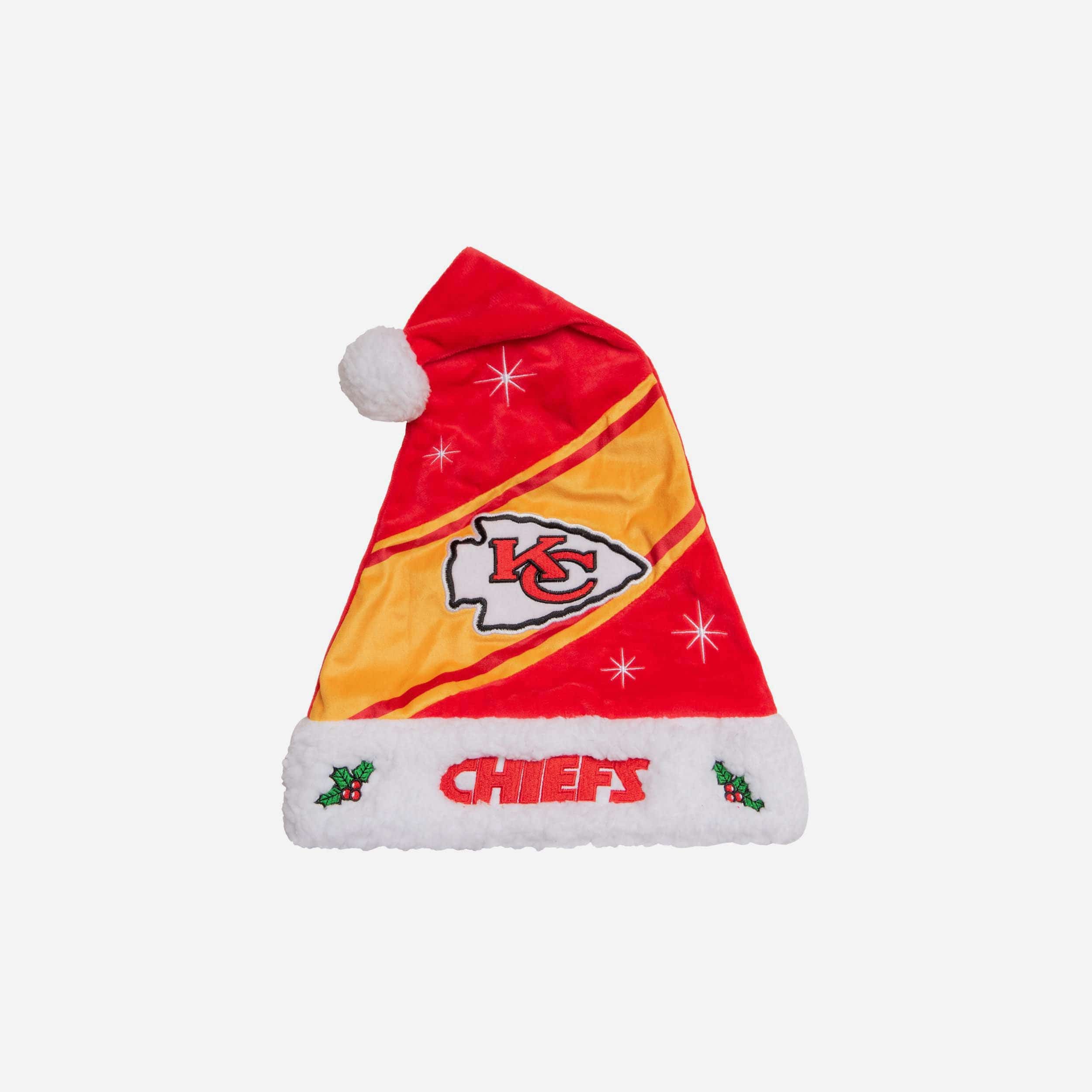 Kansas City Chiefs High End Santa Hat FOCO