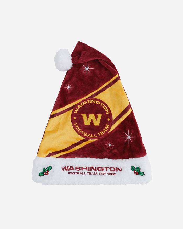 Washington Commanders Original High End Santa Hat FOCO - FOCO.com