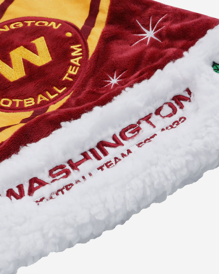 Washington Commanders Original High End Santa Hat FOCO - FOCO.com