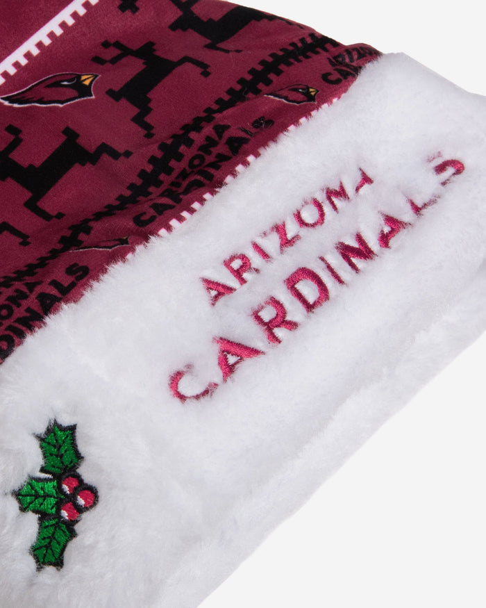 Arizona Cardinals Family Holiday Santa Hat FOCO - FOCO.com