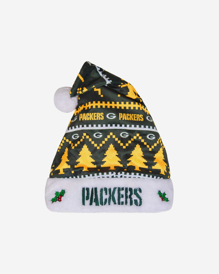 Green Bay Packers Family Holiday Santa Hat FOCO - FOCO.com