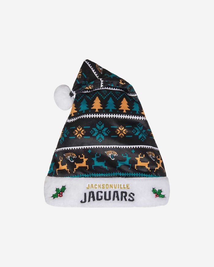 Jacksonville Jaguars Family Holiday Santa Hat FOCO - FOCO.com