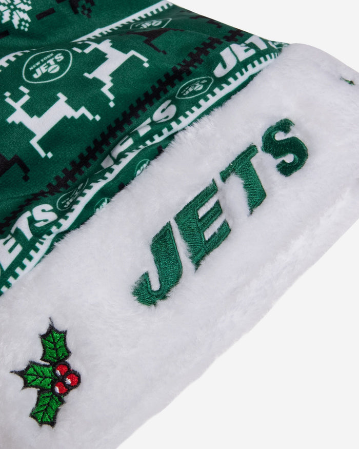 New York Jets Family Holiday Santa Hat FOCO - FOCO.com