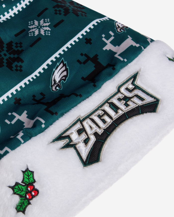 Philadelphia Eagles Family Holiday Santa Hat FOCO - FOCO.com