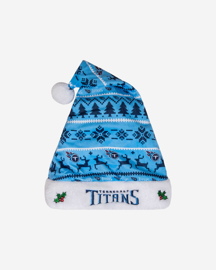 Tennessee Titans Family Holiday Santa Hat FOCO - FOCO.com