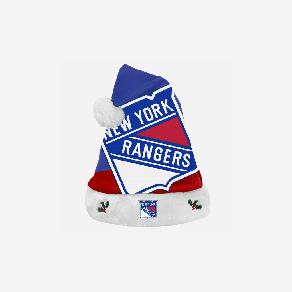 New York Rangers Season Spirit Basic Santa Hat FOCO - FOCO.com