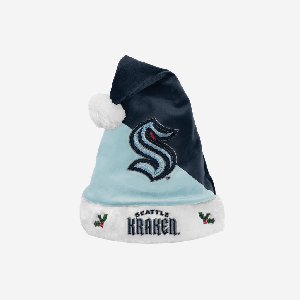 Seattle Kraken Season Spirit Basic Santa Hat FOCO - FOCO.com