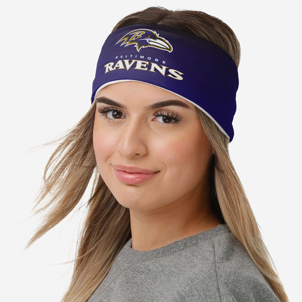 Baltimore Ravens Womens Gradient Printed Headband FOCO - FOCO.com
