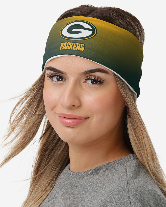 Green Bay Packers Womens Gradient Printed Headband FOCO - FOCO.com