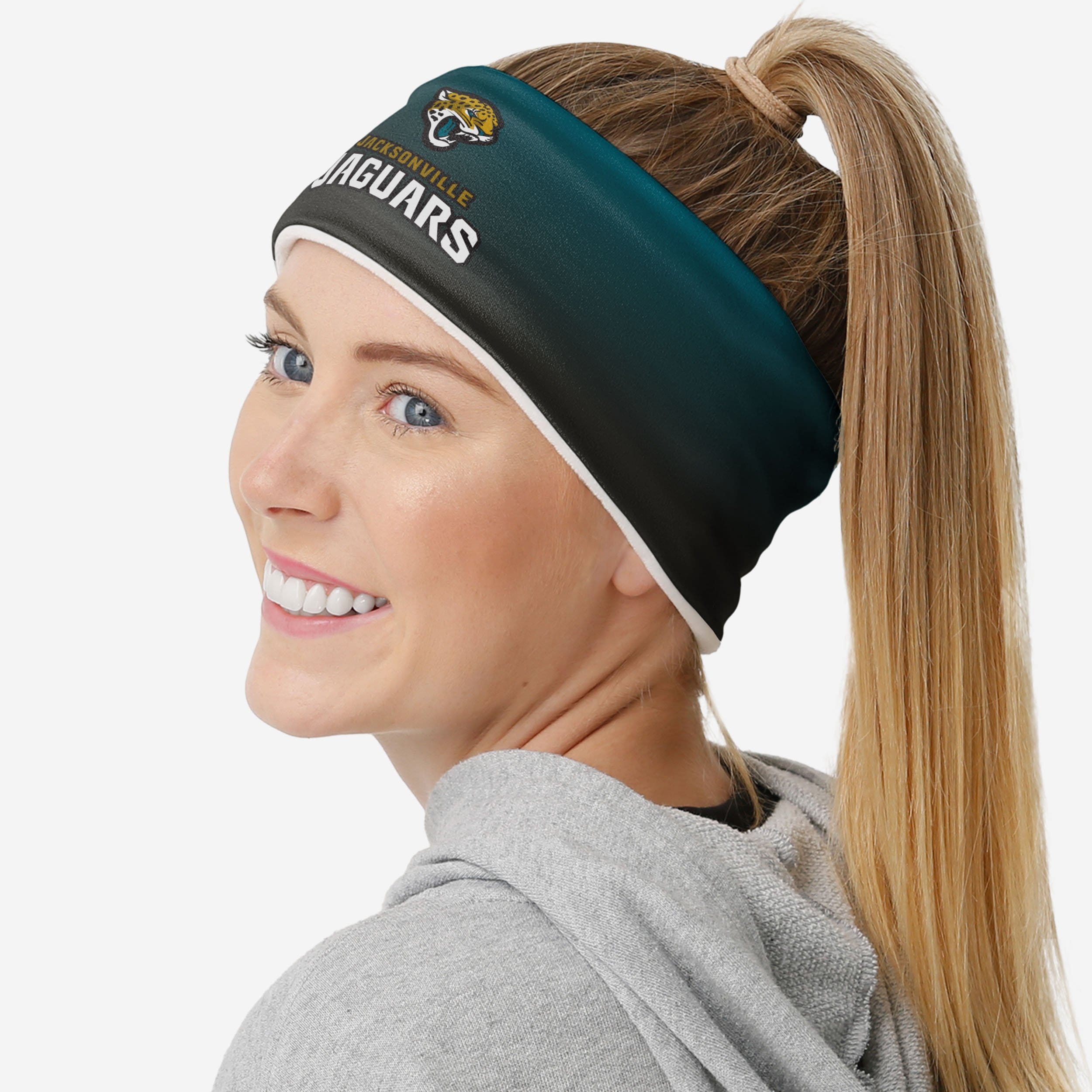 FOCO Jacksonville Jaguars NFL Womens Gradient Printed Headband
