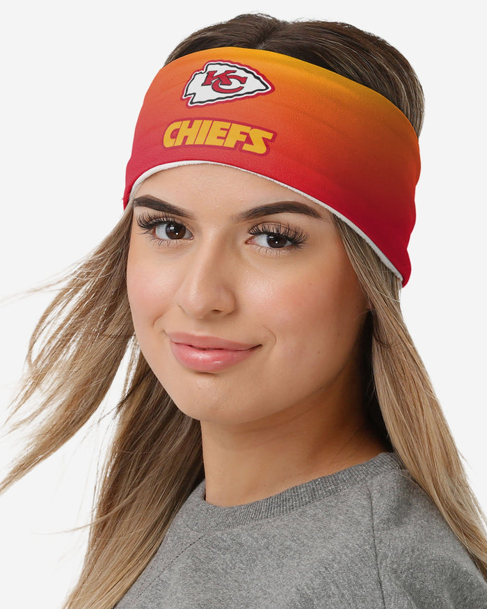 Kansas City Chiefs Womens Gradient Printed Headband FOCO - FOCO.com