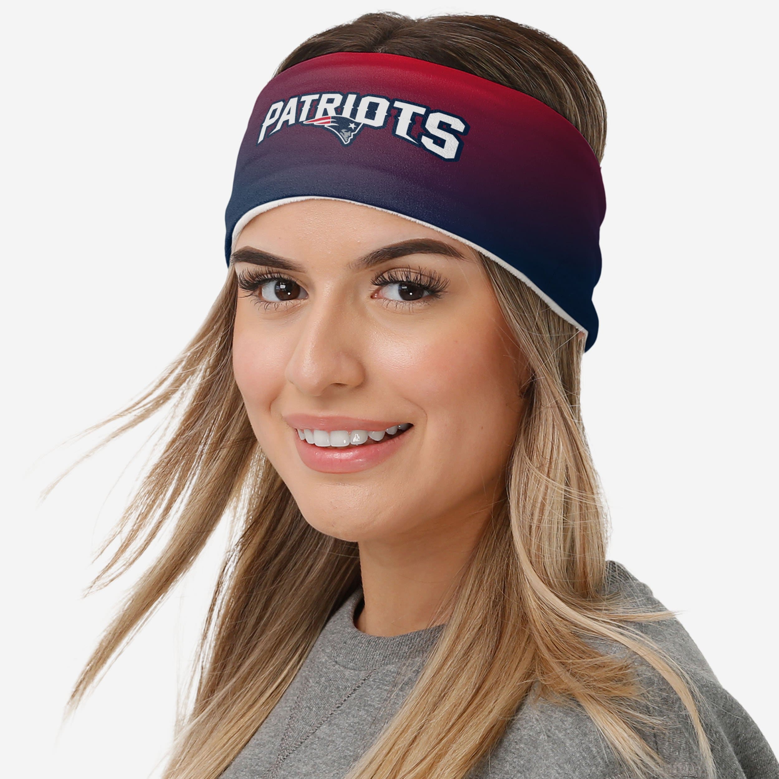 New England Patriots Womens Gradient Printed Headband FOCO