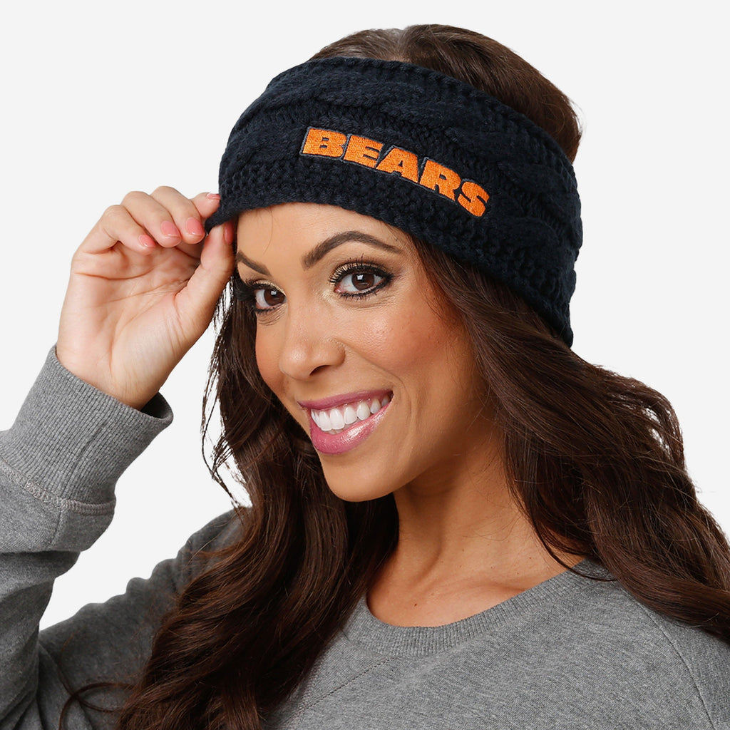 Chicago Bears Womens Knit Fit Headband FOCO - FOCO.com