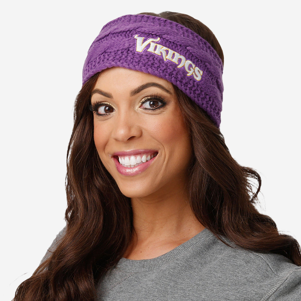 Minnesota Vikings Womens Knit Fit Headband FOCO - FOCO.com