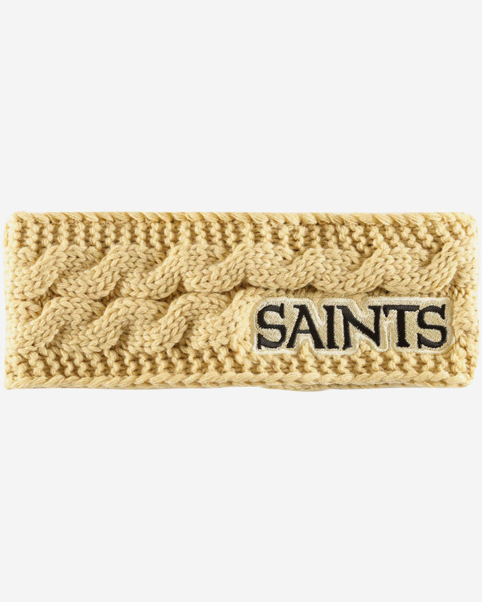 New Orleans Saints Womens Knit Fit Headband FOCO - FOCO.com