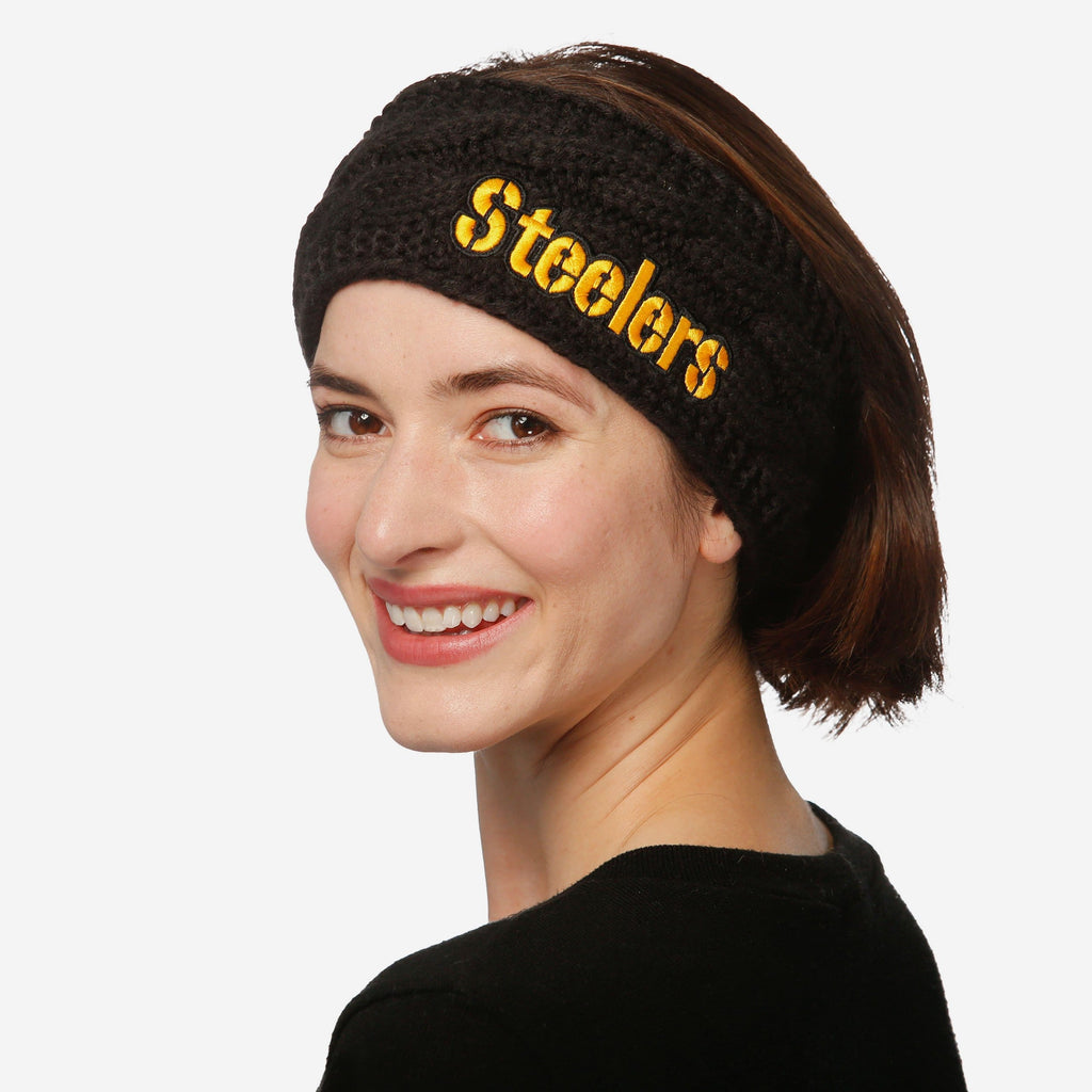 Pittsburgh Steelers Womens Knit Fit Headband FOCO - FOCO.com