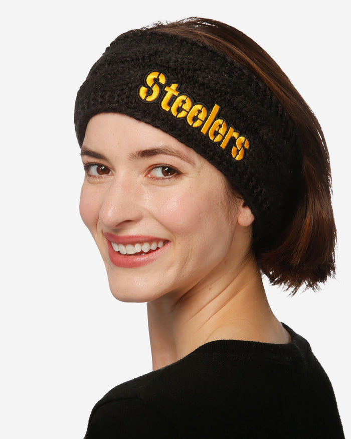 Pittsburgh Steelers Womens Knit Fit Headband FOCO - FOCO.com